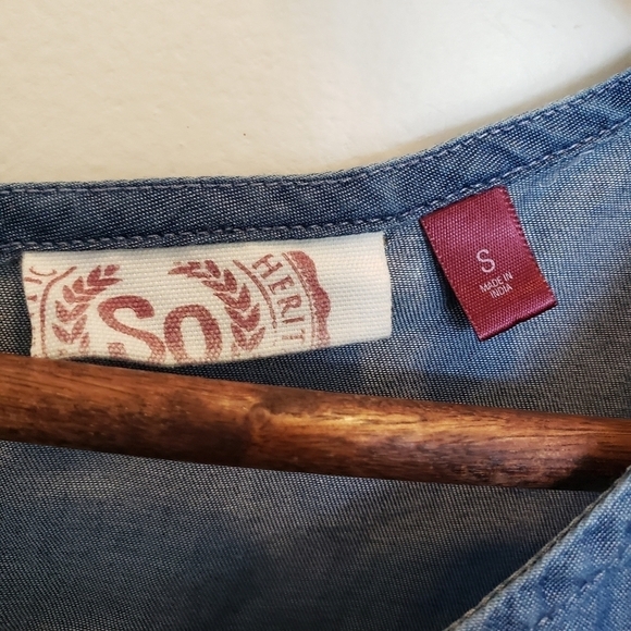 Adorable Embroidered Laser Cut Ruffled Tank Top - Picture 9 of 12